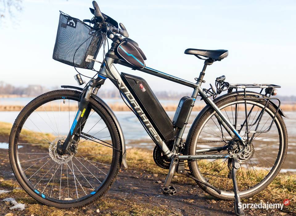 Rower elektryczny trekkingowy rama 22 moc 350W Czechowice-Dziedzice