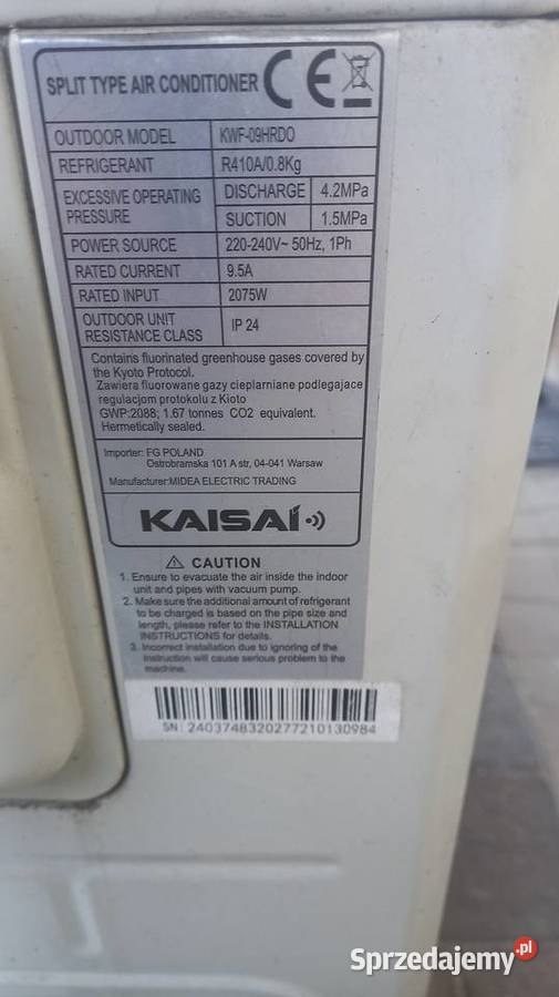 Klimatyzacja Kaisai Kórnik