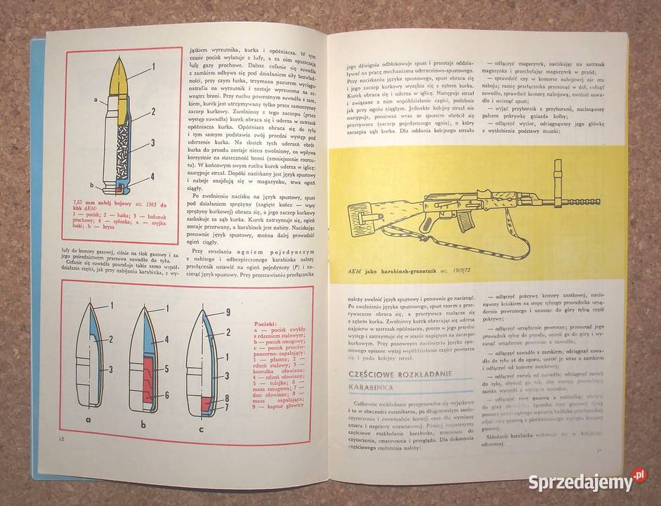 Chyba Karabinek AKM kal 762 mm militaria, broń, wojskowość Warszawa
