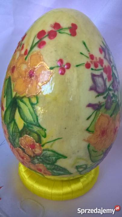 jajko pisanka styropian Wielkanoc 15 rękodzieło wielokolorowy