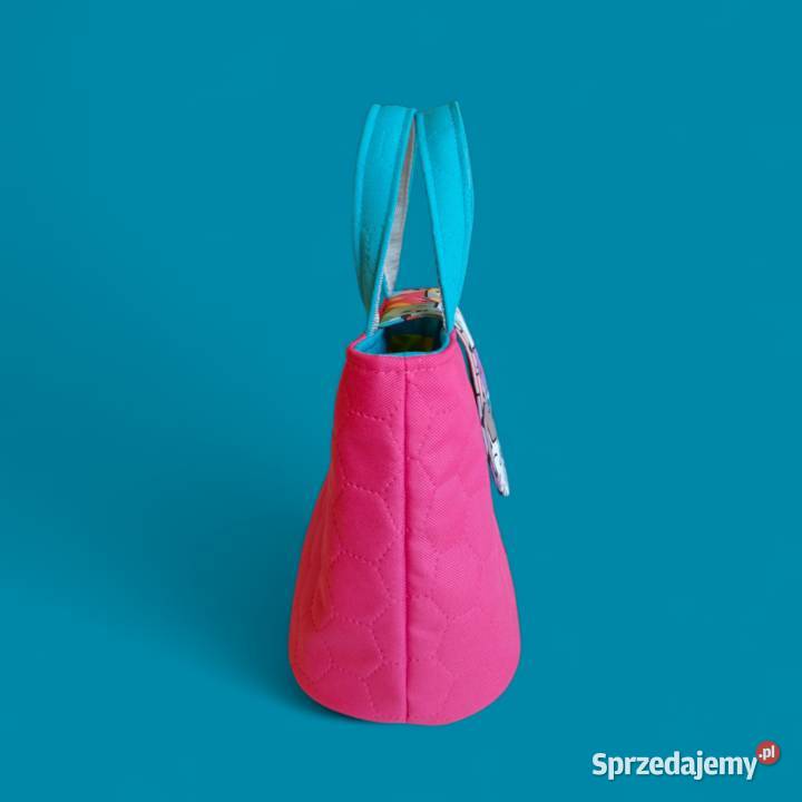 Różowa Torebka Koszyk w KOTKI handmade WYSYŁKA Kraków sprzedam