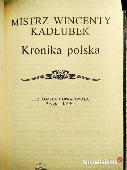 Kasłubek Kronika polska książka kolekcja