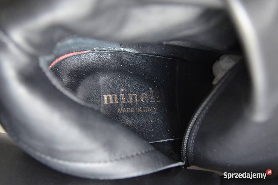 Wysokie kozaki POD KOLANO Minelli Jymmie skóra Białystok sprzedam