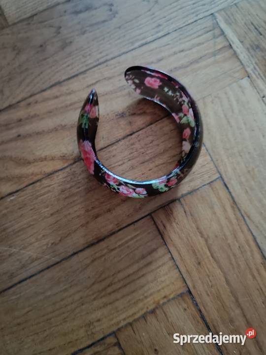 Bransoletka kolorowa w kwiaty Gdańsk