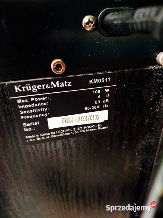KrugerMatz 0511 Journey czarny Słuchawki i głośniki Mińsk Mazowiecki