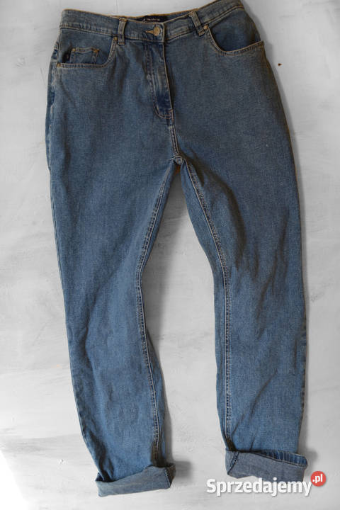 jeansy z wysokim stanem mom jeans L 40 mazowieckie Warszawa