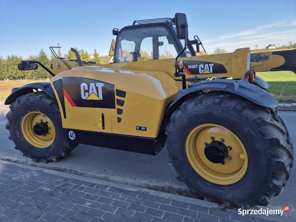 Ładowarka Teleskopowa Caterpillar CAT TH407 09r Pozostałe lubelskie Tomaszów Lubelski