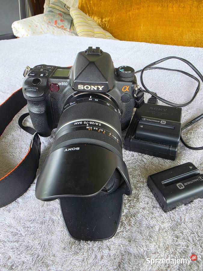 Zestaw Pełna Klatka Sony Alpha 850 Obiektyw Sony mazowieckie Szydłowiec