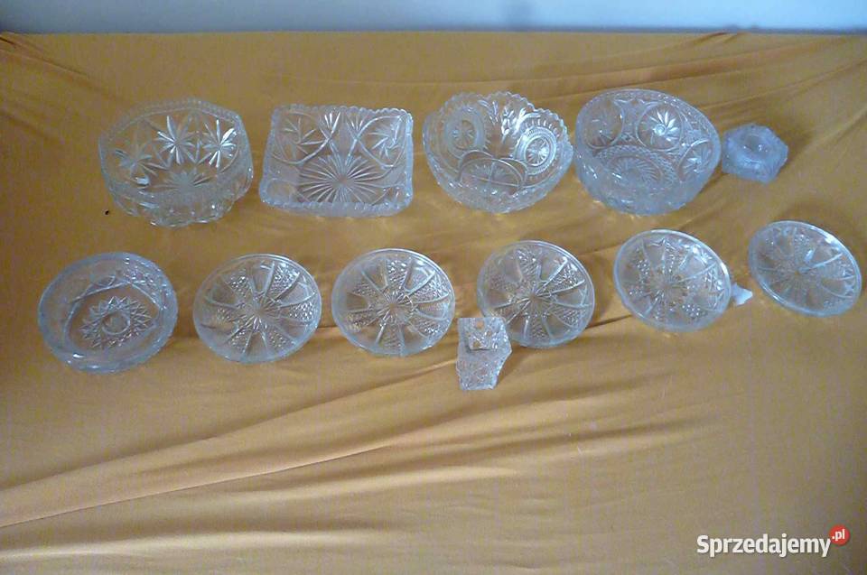 KRYSZTAŁY KOMPLET ZESTAW PRL Kraków sprzedam