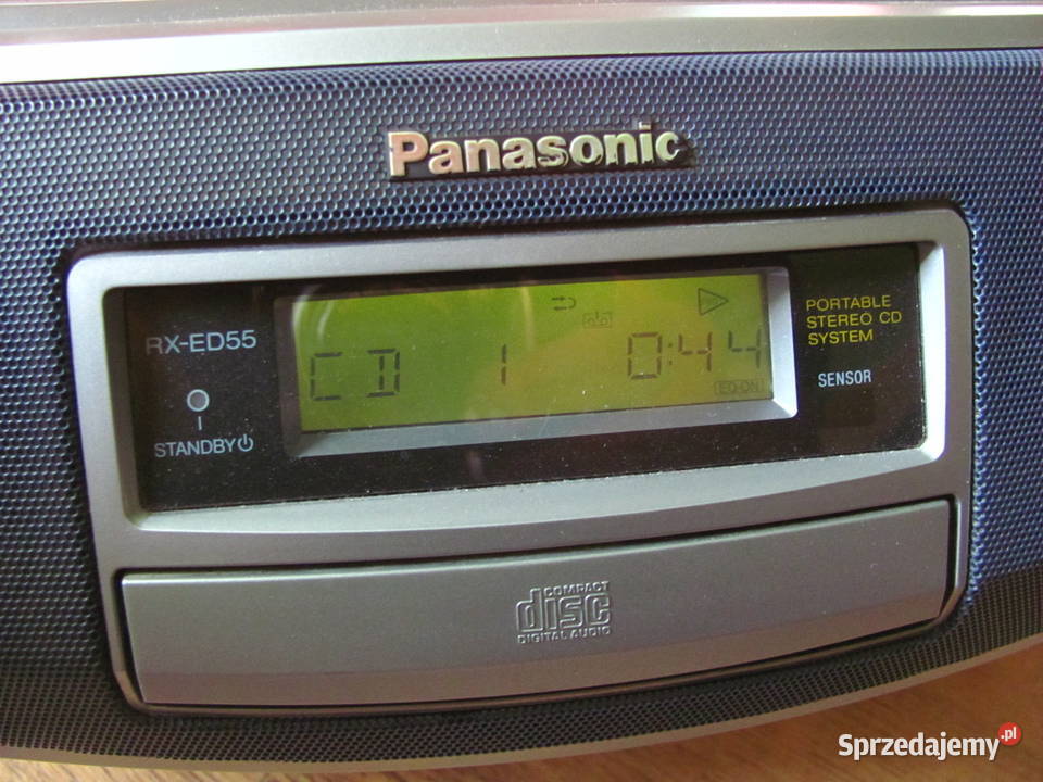 Radiomagnetofon z CD Boombox Panasonic RXED55 łódzkie Łódź