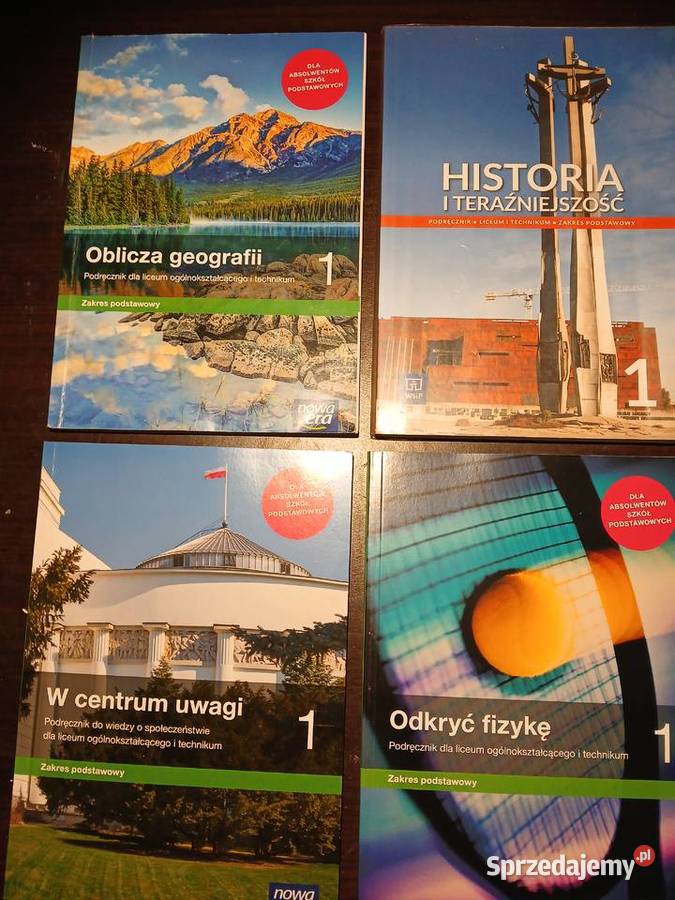 Podręczniki 12 3 4 klasa Wieluń