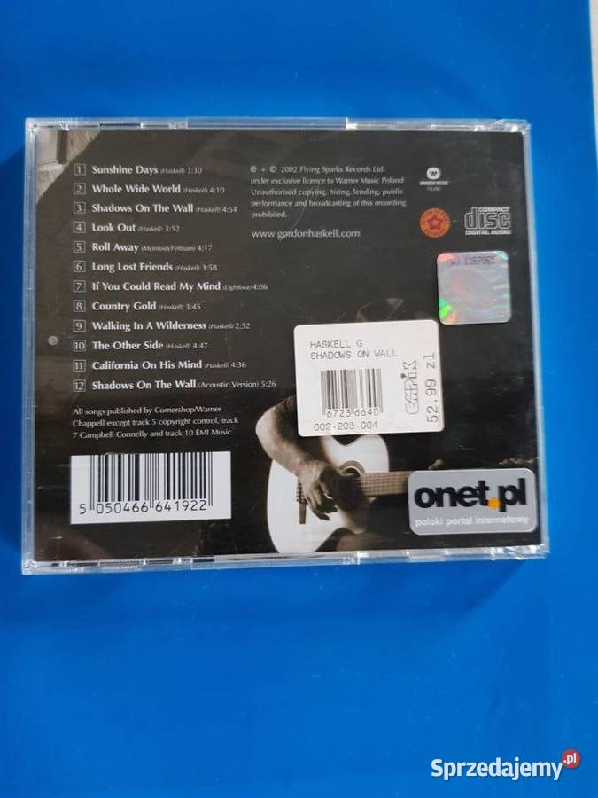 Gordon Haskell Shadows On The Wall płyta cd sprzedam
