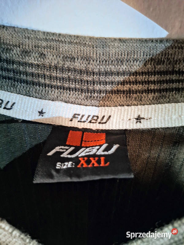 Koszulka Fubu Vintage khaki z paskami klasyka
