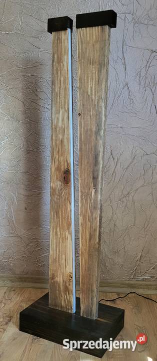 LAMPA PODŁOGOWA LED LITE DREWNO Zator