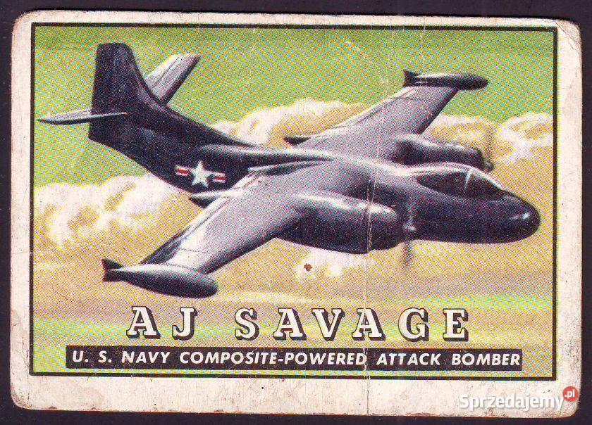 Kartka okol USA Samol AJ SAVAGE sprzedam