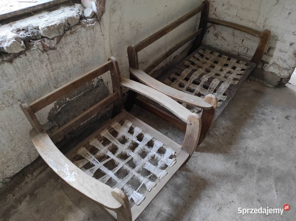 Drewniany stelaż meblowy kanapa sofa fotel Antyki, Sztuka, Kolekcje Płock