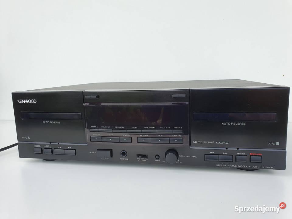Kenwood magnetofon dwukasetowy KX w4080 Międzychód