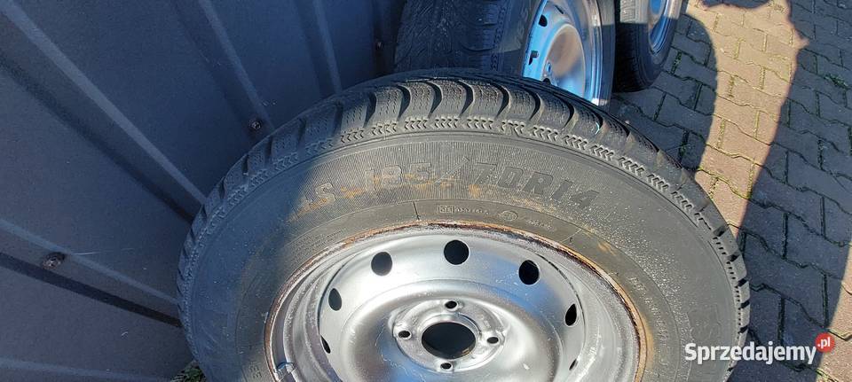 opony zimowe z felgą koła Citroen Berlingo I Samochodowe zachodniopomorskie Szczecin sprzedam