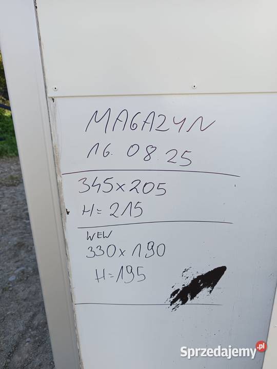 Kontener izoterma magazyn Garaż skład Laskowa