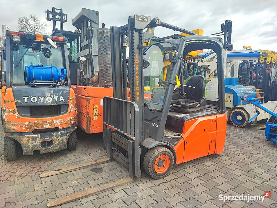 Wózek widłowy elektryczny Linde E16C 16 t duplex Kęty sprzedam