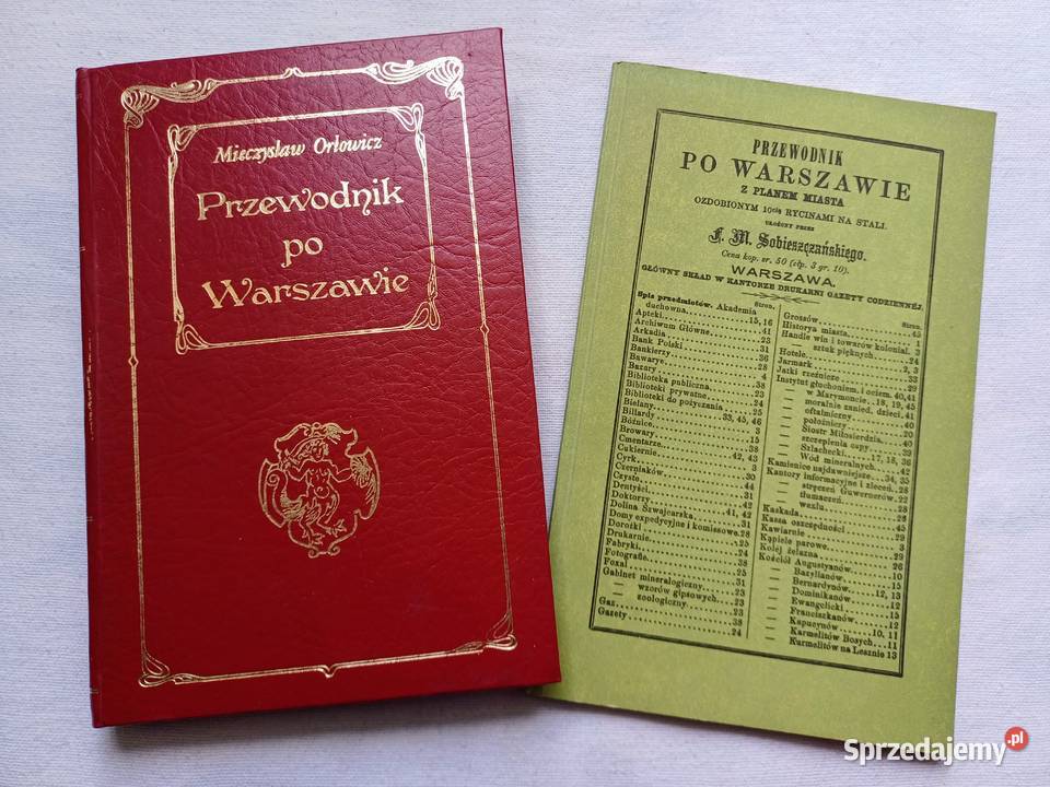 PRZEWODNIK WARSZAWIE Orłowicza 1922 PRZEWODNIK z Rok wydania 1984 Kultura i Rozrywka Warszawa sprzedam