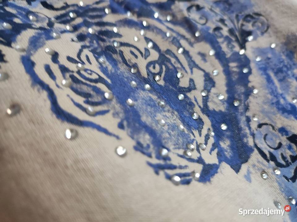 bluzka koszulka top tshirt tygrys cyrkonie Inny wzór Topy i koszulki Kielce