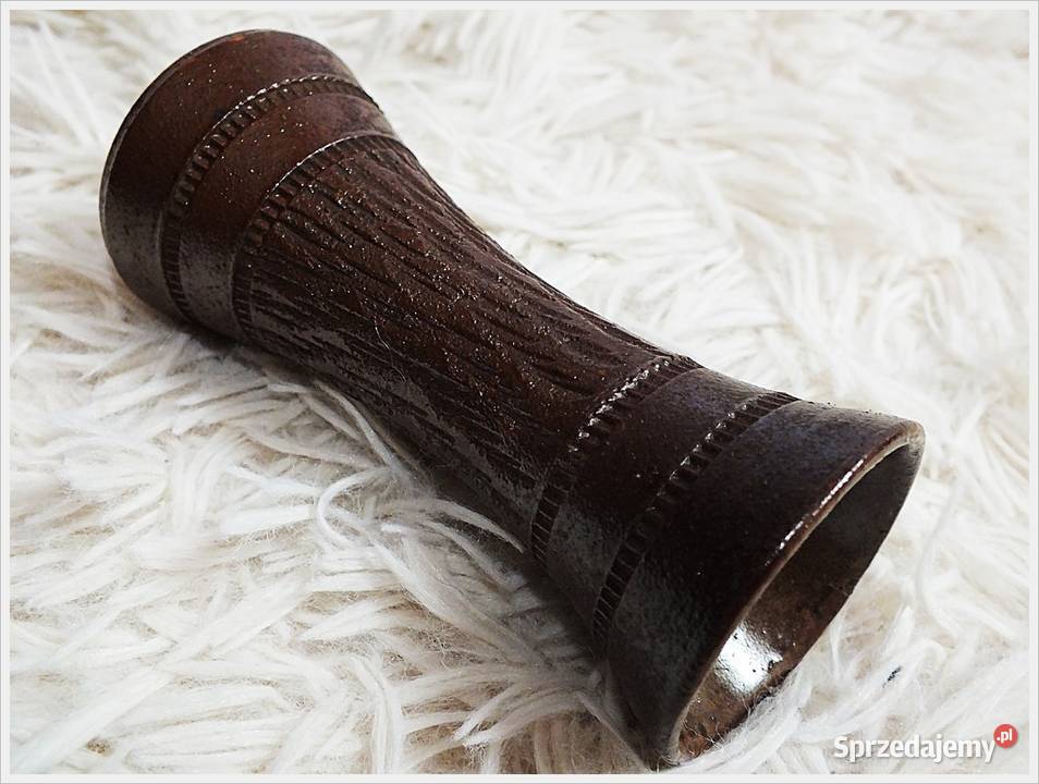Stary świecznik wazonik ceramiczny z lat 6070 z Żary