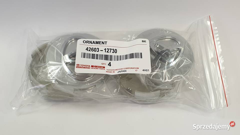 oryginalne dekielki TOYOTA 62mm ASO dekle 4 Bełchatów