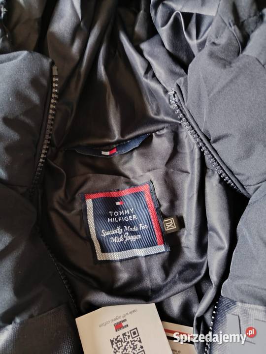 Kurtka zimowa pikowana Tommy Hilfiger granatowa Odzież i bielizna męska podlaskie Białystok sprzedam