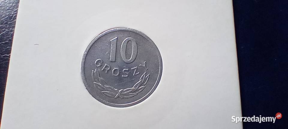 Stare monety 10 groszy 1973 bez znaku mennicy