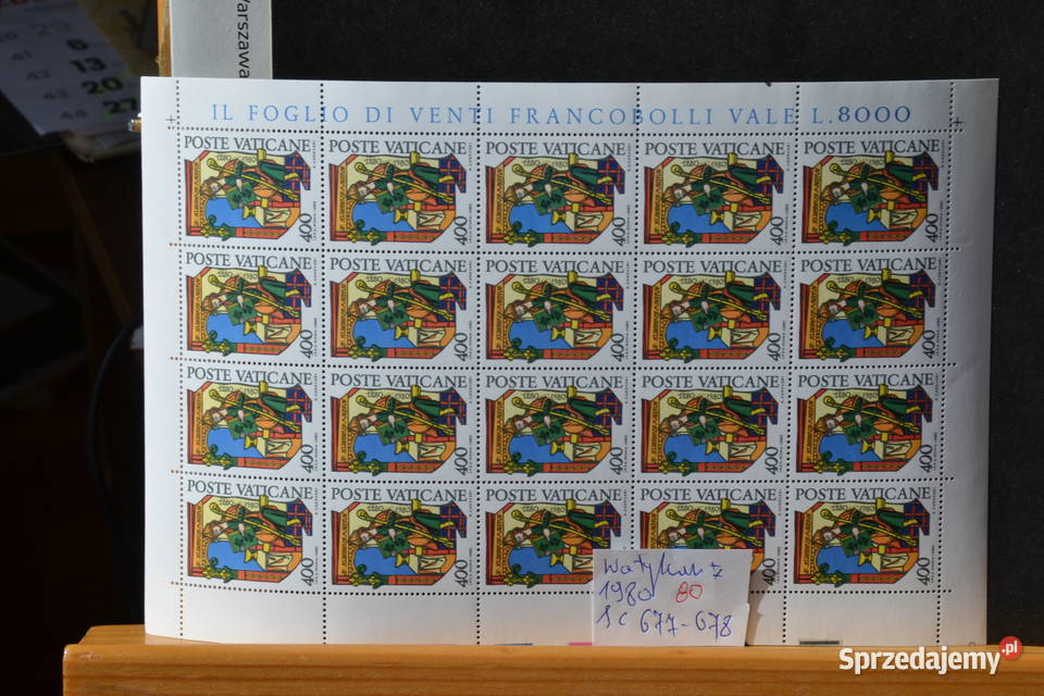Znaczki Watykan Arkusze Sc 677678 Sobótka