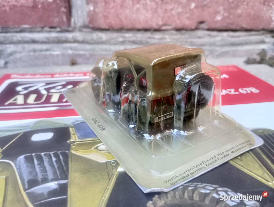 GAZ 67B gazik Kultowe auta PRL model deagostini Modelarstwo Warszawa