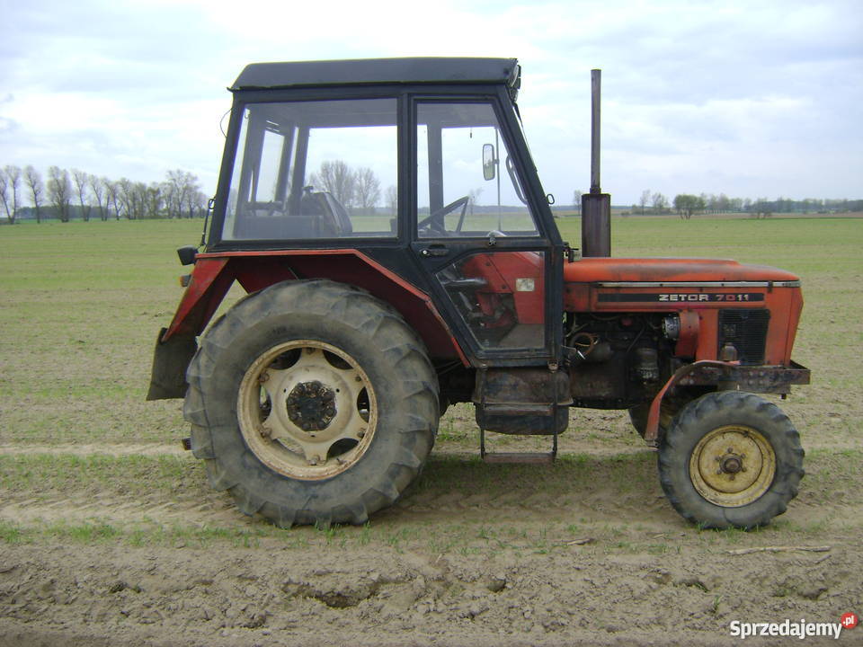 Zetor 7011 ciągniki i przyczepy Rudna