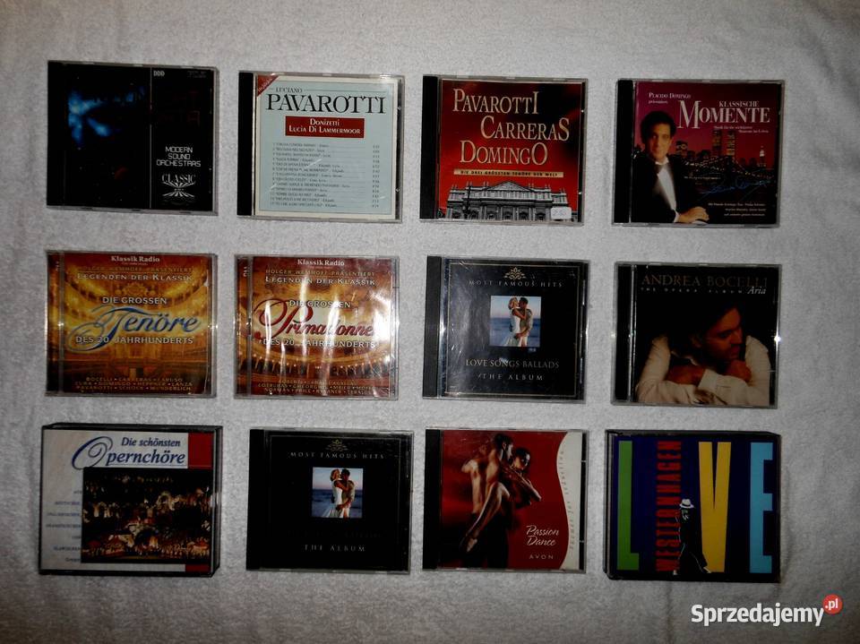 Kolekcja płytek z cd dvd kaset Bukowo