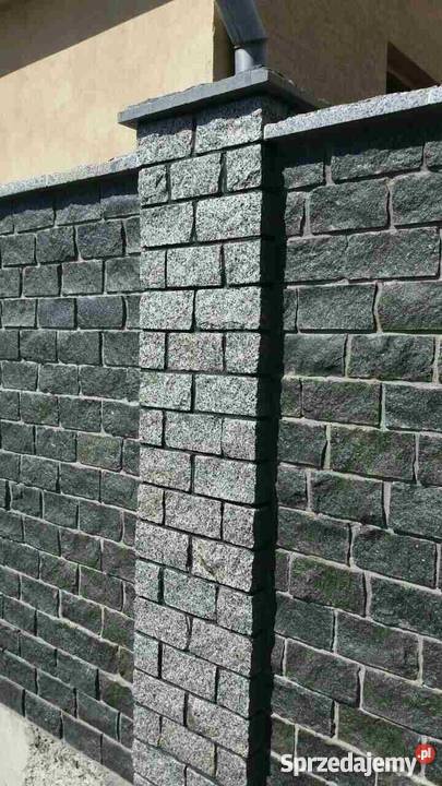 Kostka Granitowa ciętołupana rzędówka 20x10x5 Marki