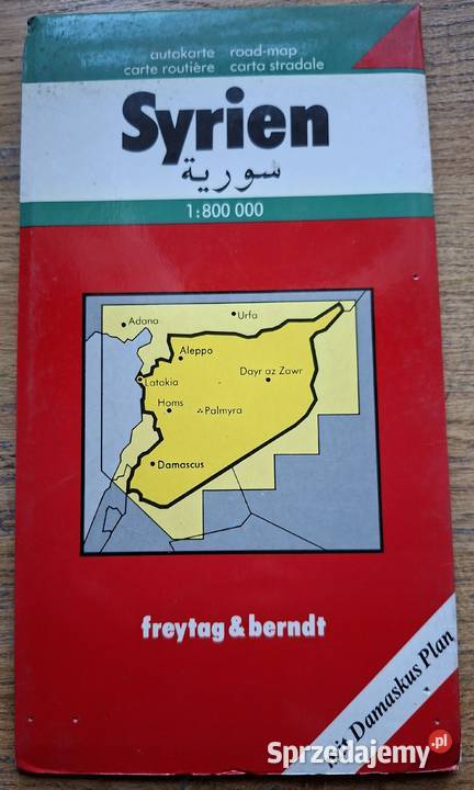 Syrien 1800 000 freytag berndt mapa Kraków