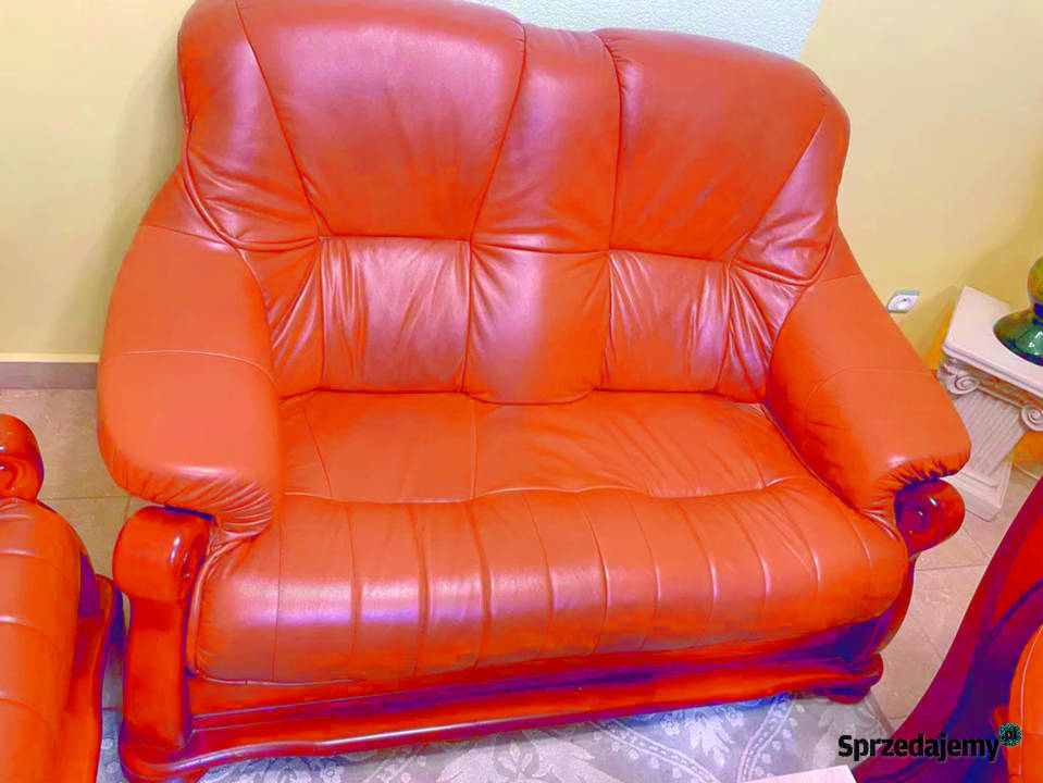Sofa skóżana 2 osobowa Plewiska