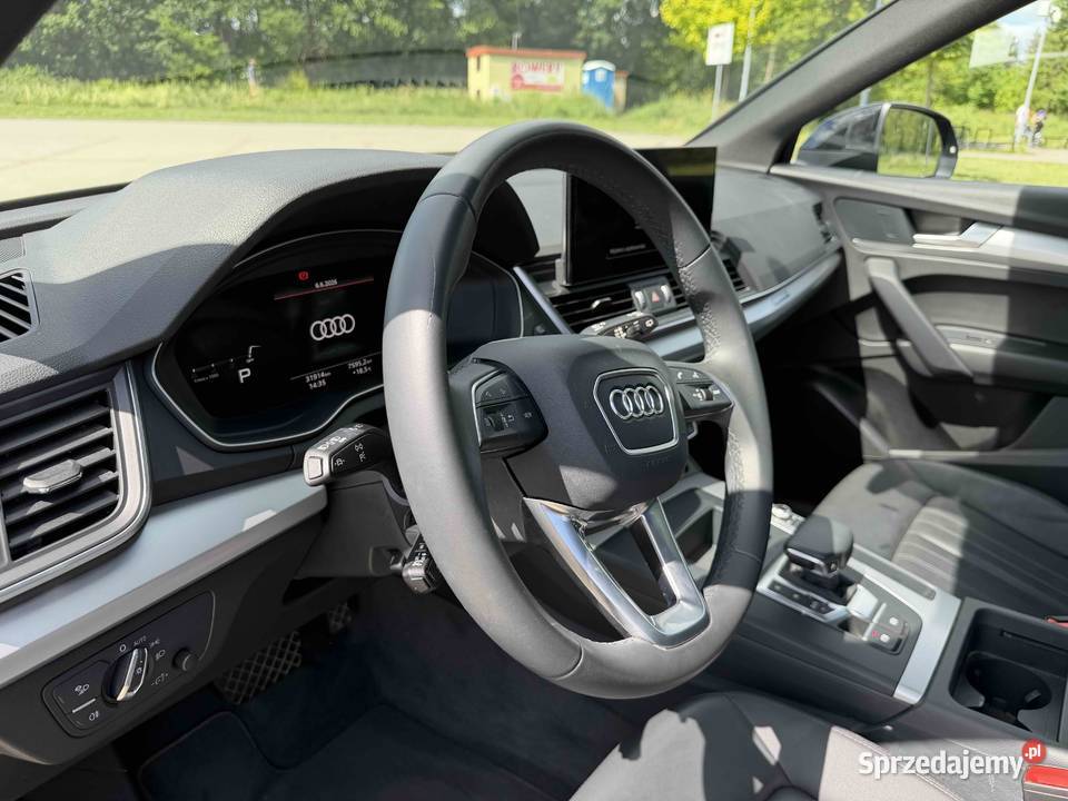 Audi Q5 40 TDI Quattro Advanced Salon ASO Czarny Warszawa