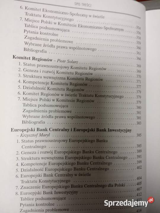 System instytucjonalny Unii Europejskiej okazje Warszawa