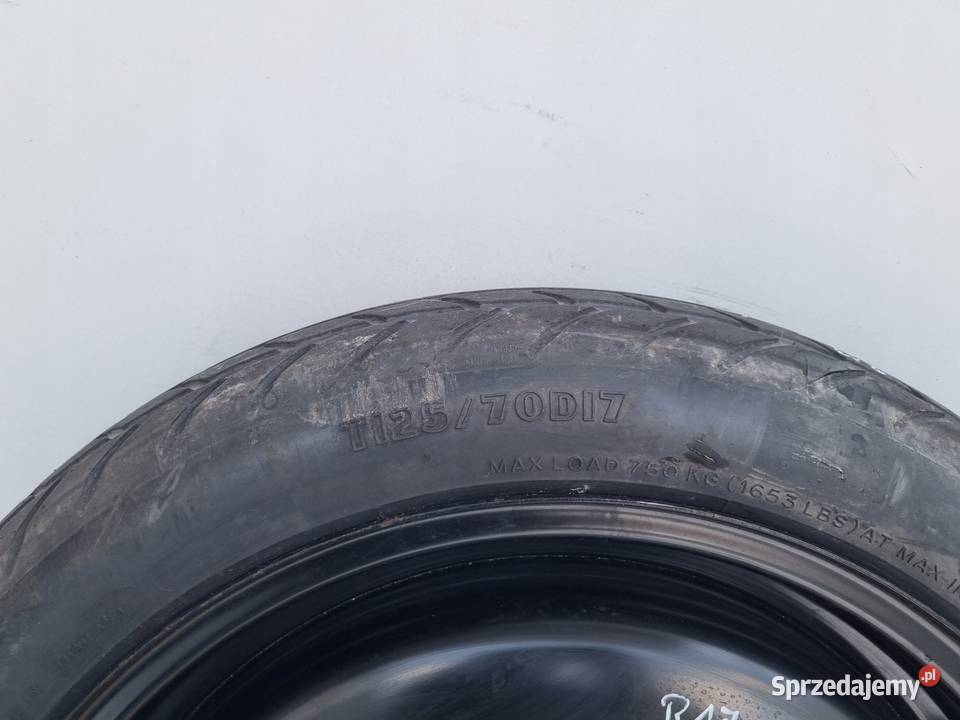 KOŁO DOJAZDOWE Toyota Auris dojazdówka 12570 R17 lubelskie Chełm