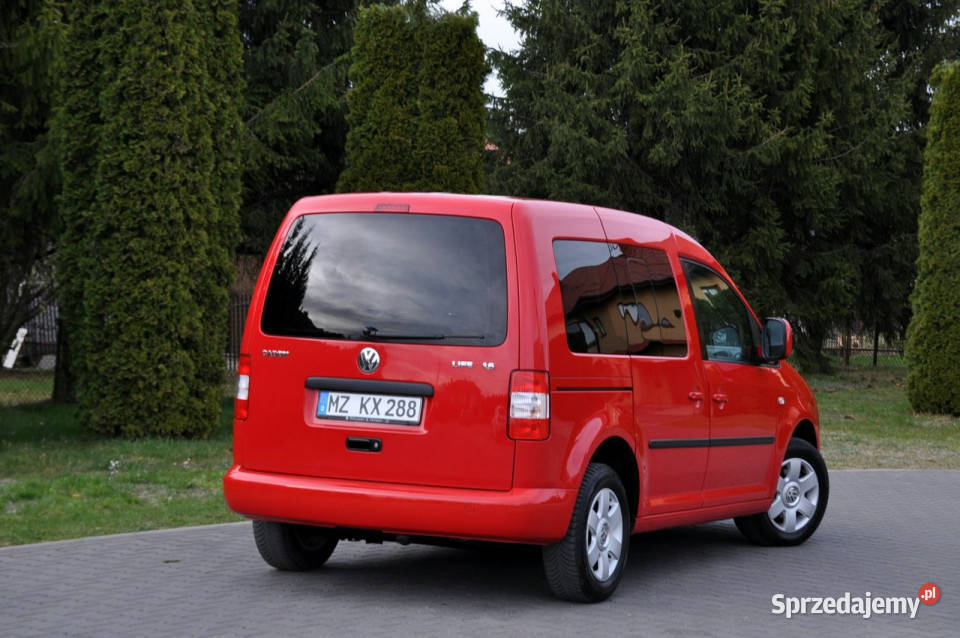 Volkswagen Caddy 16MPI102LifeKlimatronikI światła przeciwmgielne Ostrów Mazowiecka