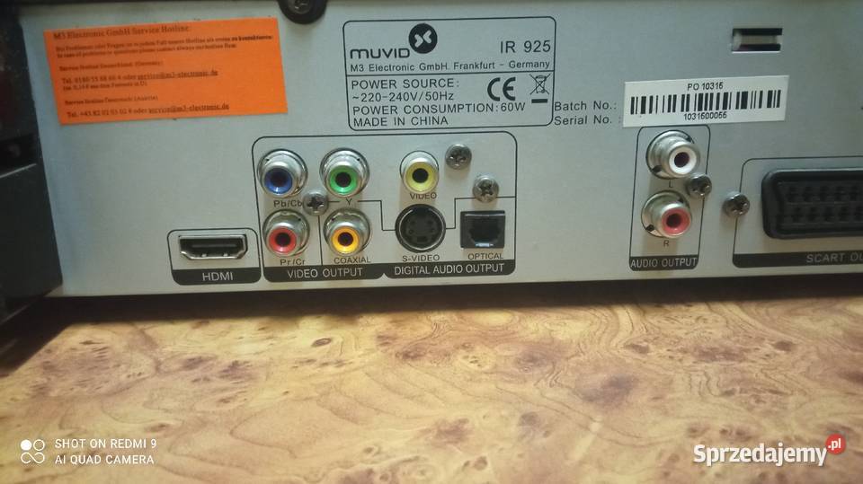 Zestaw muvid IR 925 2x60 w sprzedam Wrocław