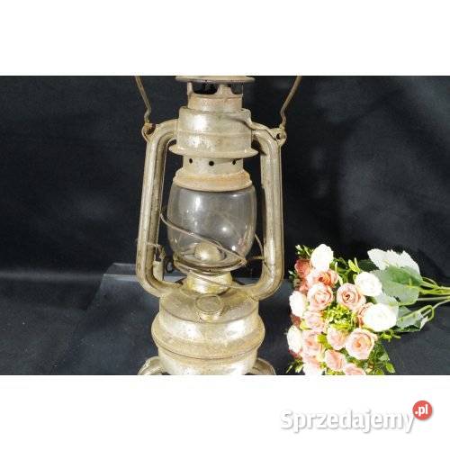 Stara lampa naftowa BAT Made in Germany vintage śląskie