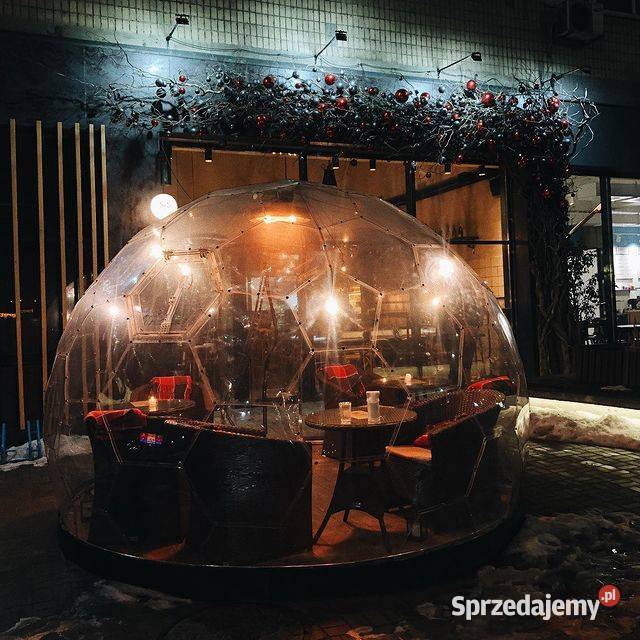 Przezroczysta kopuła 36 altana ogrodowa namiot Lublin