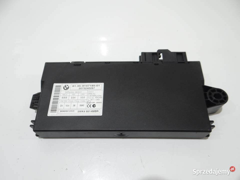 MODUŁ STEROWNIK CAS BMW E60 E61 9147185 4822659 Strzyżewice