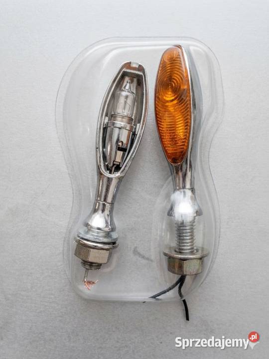 Kierunkowskazy Łezki Chrom 12V Custom Chopper Zduńska Wola sprzedam