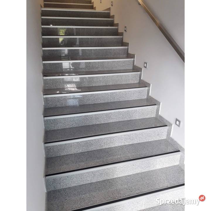 Stopień granitowy G603 Bianco Cristal polerowany pomorskie sprzedam