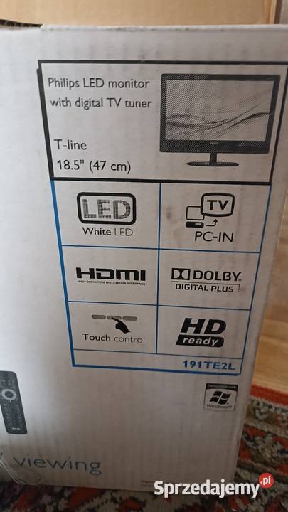 Monitor z funkcją telewizora Philips 185 47 HDMI Telewizory Radzyń Podlaski