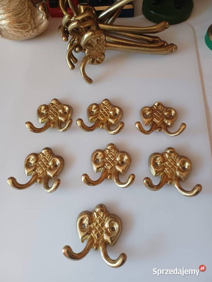 Mosiężny wieszak Poznań sprzedam