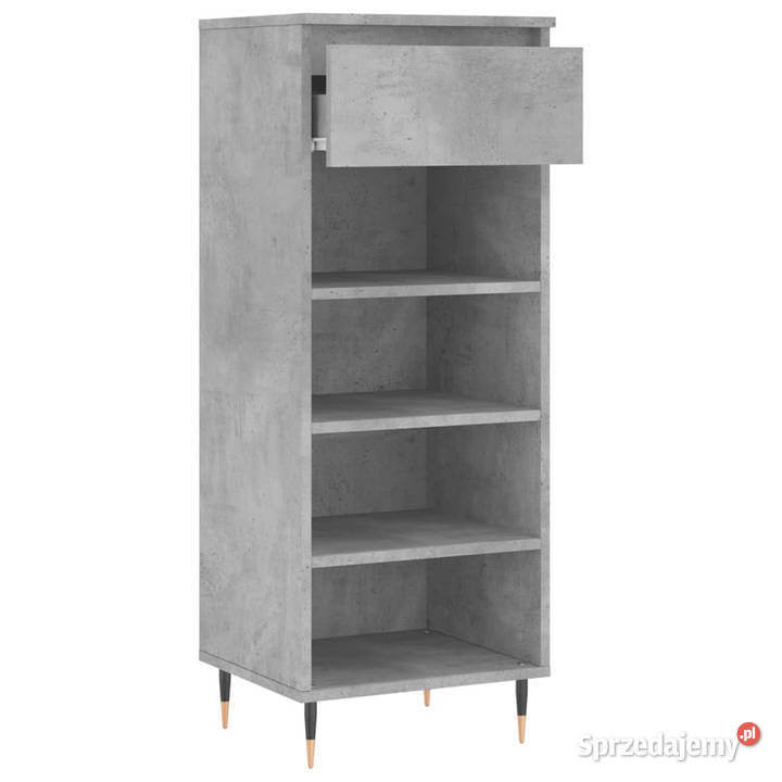 Szafka na buty szarość betonu 40x36x105 WM831456 mazowieckie
